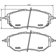 Mintex Front Brake Pad Set MDB2704