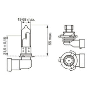 Bosch Car Light Bulb HB3 P20d 12V 60W 1 987 302 154