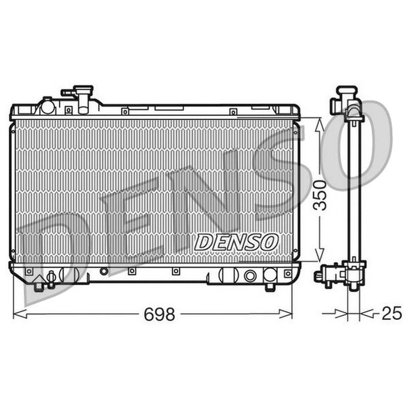 Denso Engine Radiator DRM50020