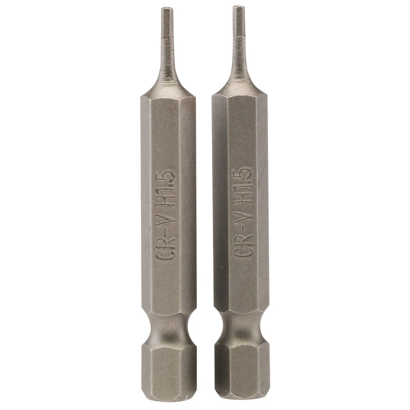 Draper Hexagonal Insert Bit 1/4" Hex, 50mm Long - Multi-Length Options