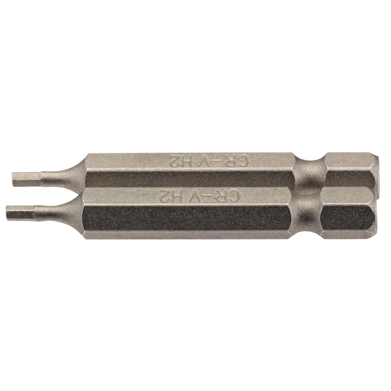 Draper Hexagonal Insert Bit 1/4" Hex, 50mm Long - Multi-Length Options
