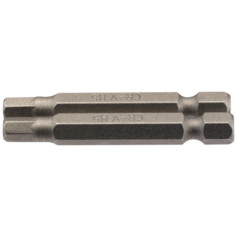 Draper Hexagonal Insert Bit 1/4" Hex, 50mm Long - Multi-Length Options