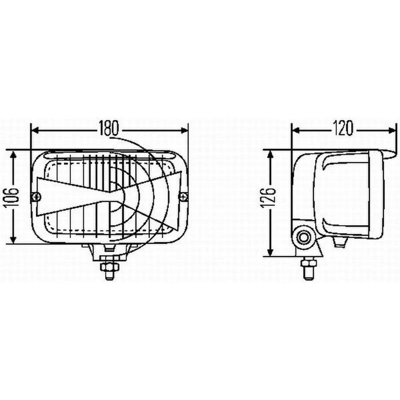 Hella Headlight Headlamp T4W Right 1AB 007 145-001