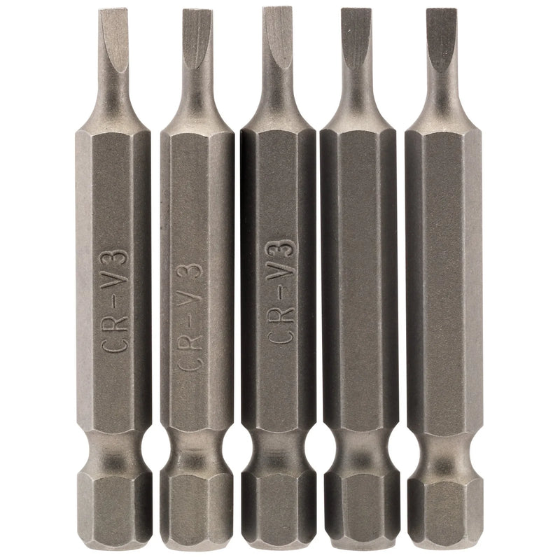 Draper Plain Slot Insert Bit, 1/4" Hex, 50mm Length Variations