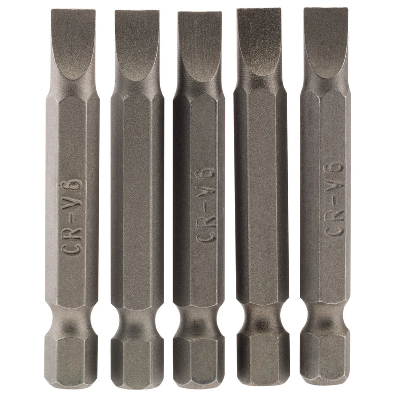 Draper Plain Slot Insert Bit, 1/4" Hex, 50mm Length Variations