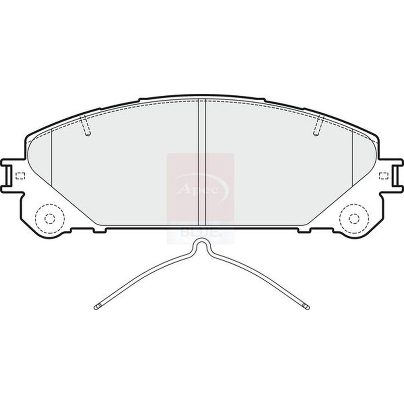 Apec Front Brake Pad Set PD4276