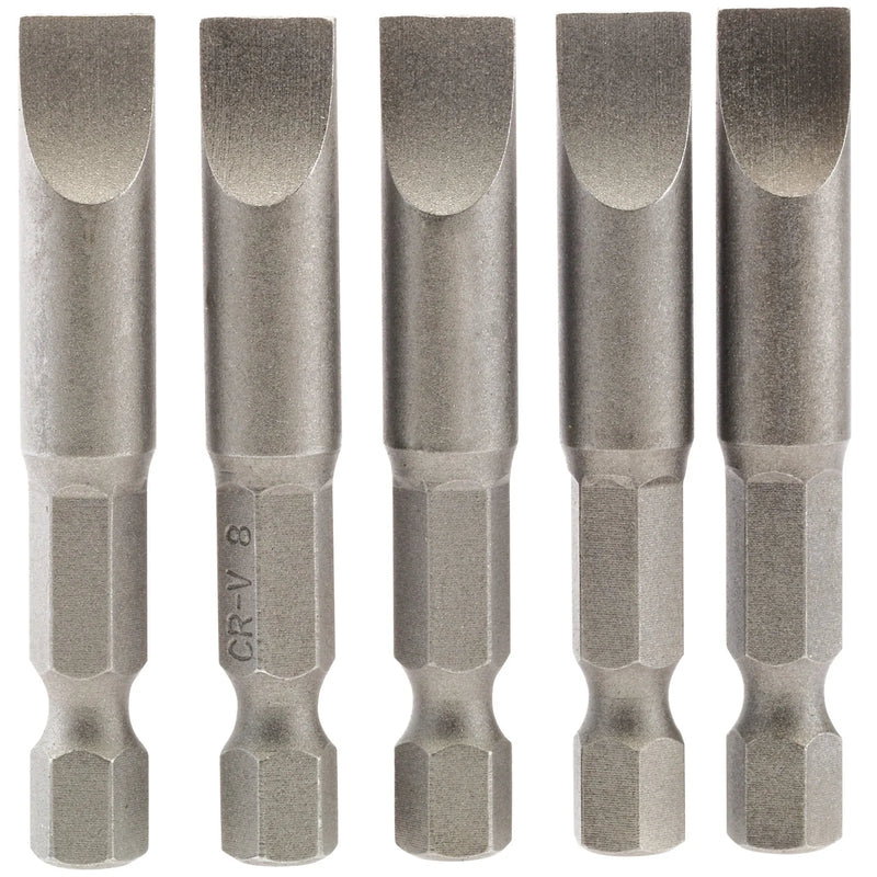 Draper Plain Slot Insert Bit, 1/4" Hex, 50mm Length Variations