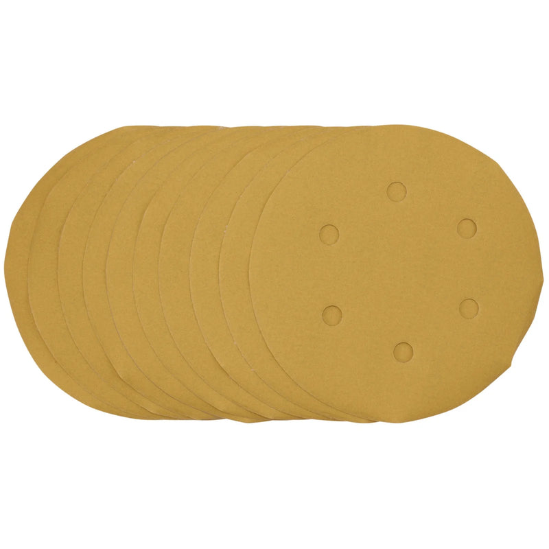 Draper Gold Sanding Discs 150mm 400 Grit Pack of 10