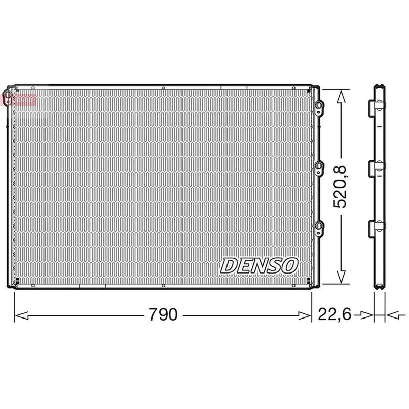 Denso Air Conditioning Condenser DCN99079