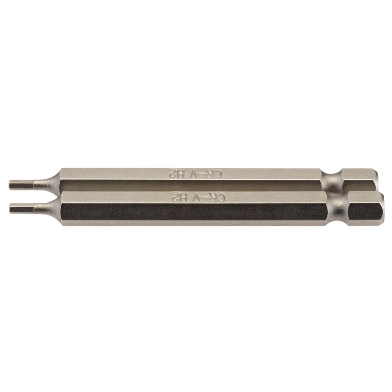 Draper Hexagonal Insert Bit 1/4" Hex 75mm Long - Multiple Lengths Available