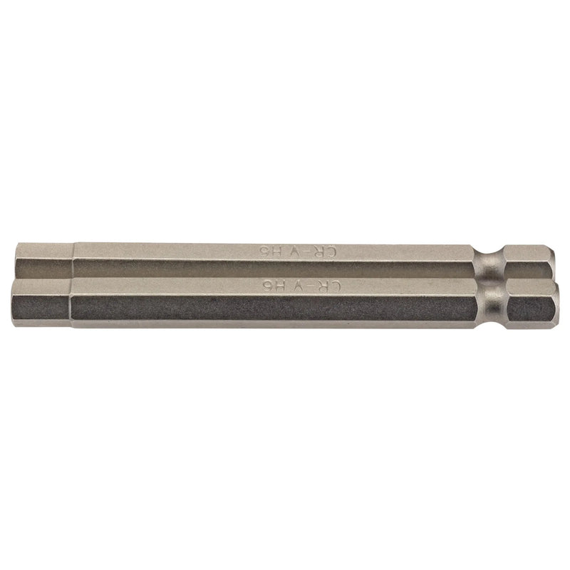 Draper Hexagonal Insert Bit 1/4" Hex 75mm Long - Multiple Lengths Available