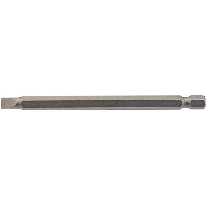 Draper Plain Slot Insert Bit, 1/4" Hex, 100mm Long - Various Sizes