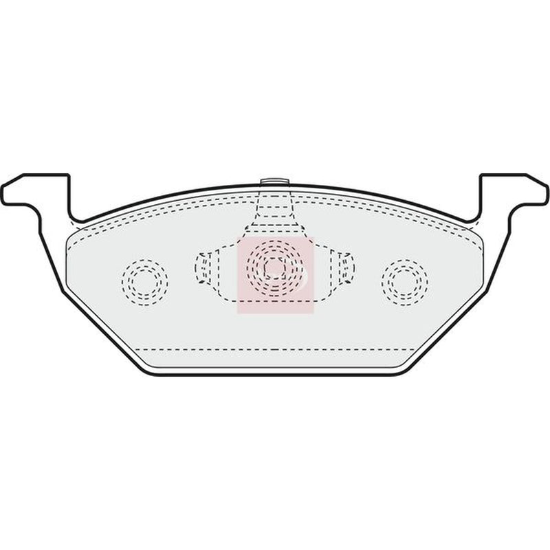 Apec Front Brake Pad Set PAD1062