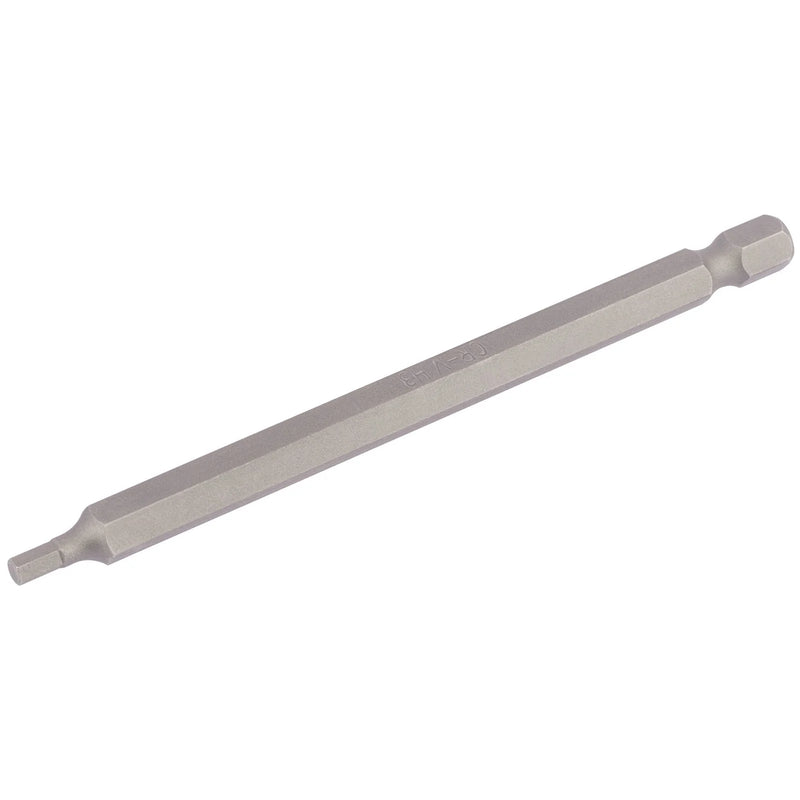 Draper Hexagonal Insert Bit, 1/4" Hex, 100mm Long - Multiple Lengths