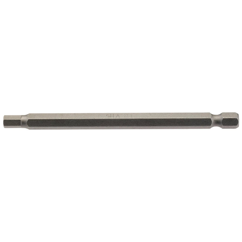 Draper Hexagonal Insert Bit, 1/4" Hex, 100mm Long - Multiple Lengths
