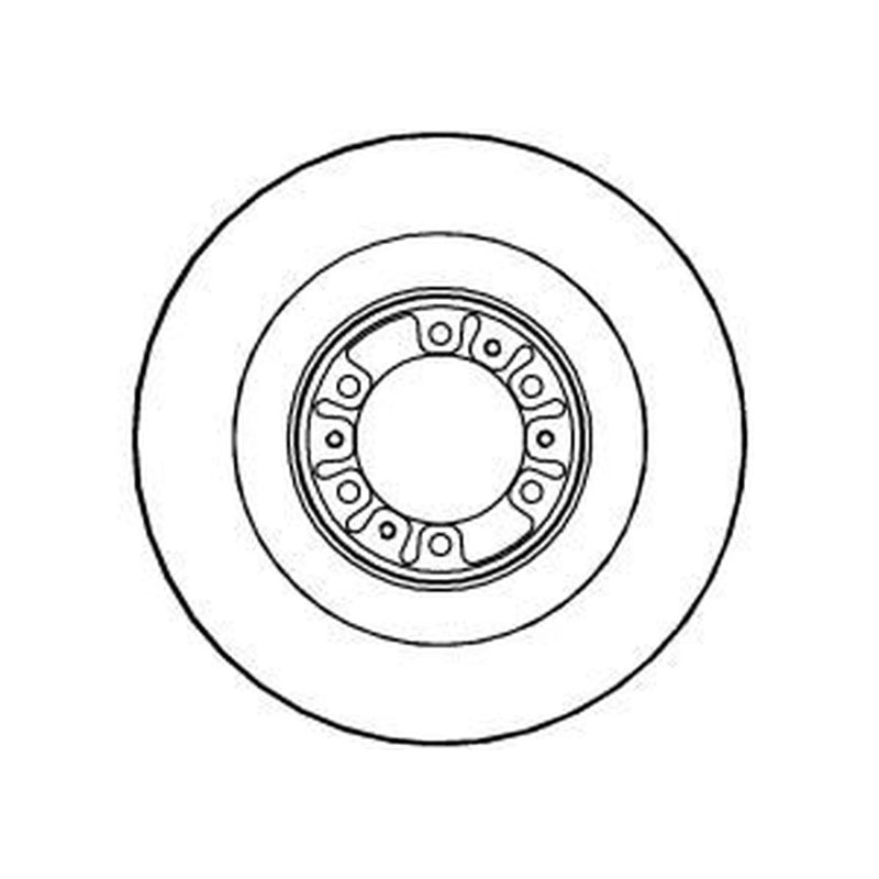Abtex 2 x Vented Front Brake Discs BD978V