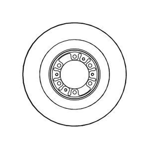 Abtex 2 x Vented Front Brake Discs BD978V