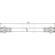 Apec Brake Hydraulic Hose Line Rear HOS3097