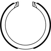 Mintex Parking Brake Shoe Set MFR697