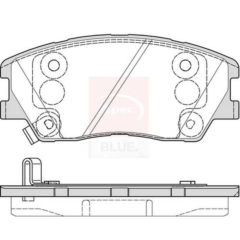 Apec Front Brake Pad Set PD3952