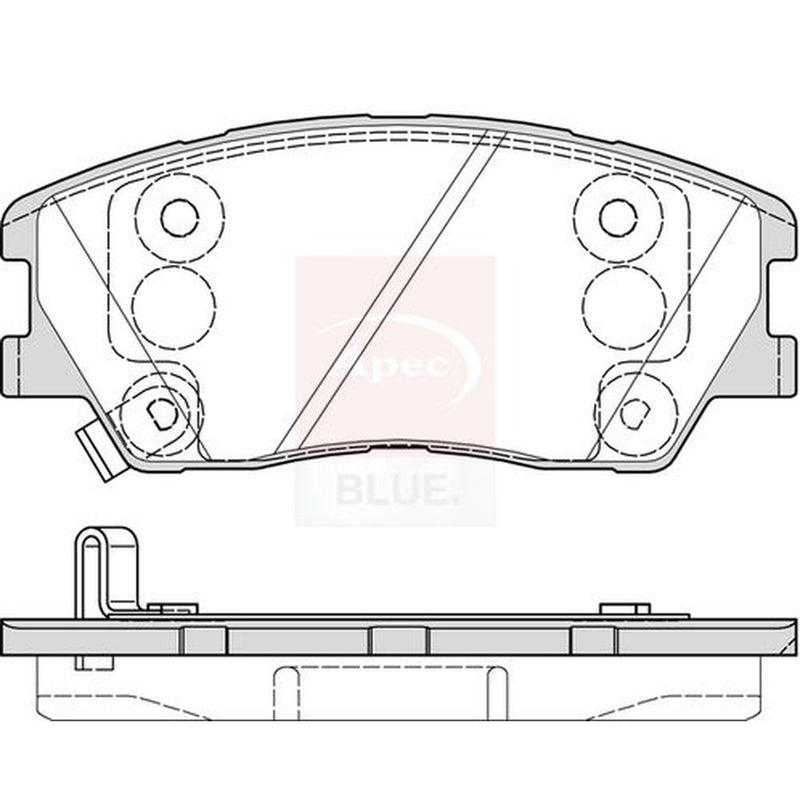 Apec Front Brake Pad Set PD3952