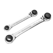 Facom Quatro Ratcheting Spanner Set, 2 Piece - 64C.J2PB