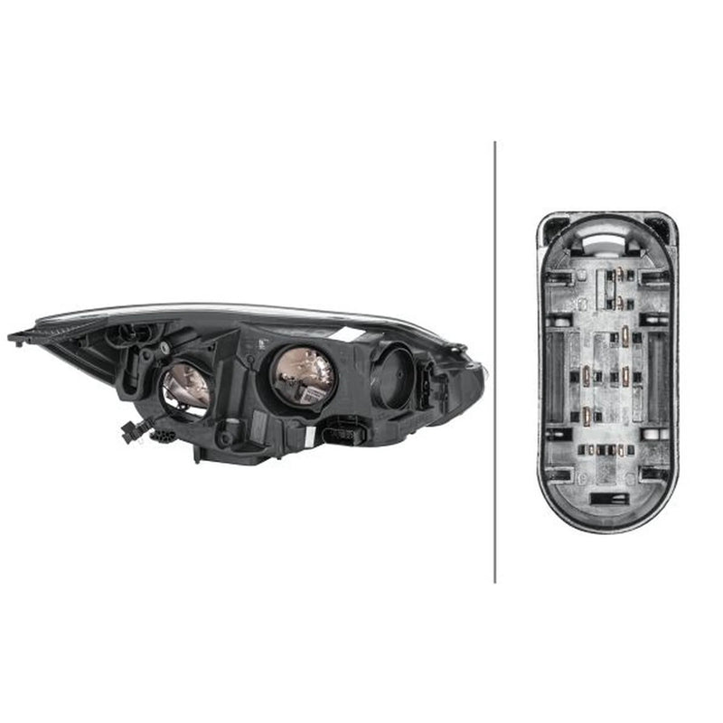 Hella Headlight Headlamp H7/H1 Left 1EA 354 994-011