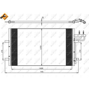 NRF Air Conditioning Condenser 35551