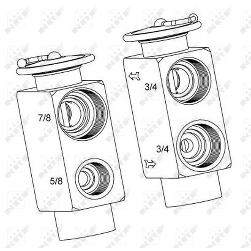 NRF Air Conditioning Expansion Valve 38392