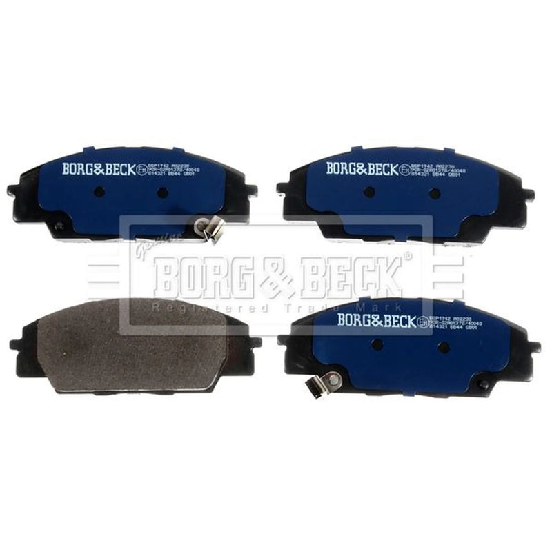 Borg & Beck 4 x Front Brake Pad Set BBP1742