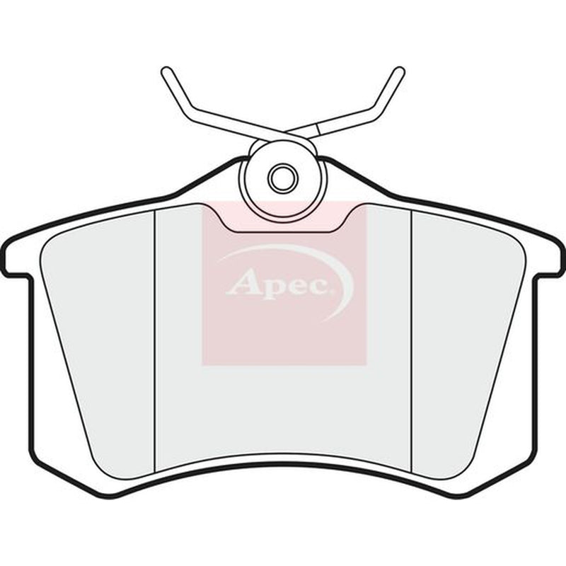 Apec Rear Brake Pad Set PAD1020