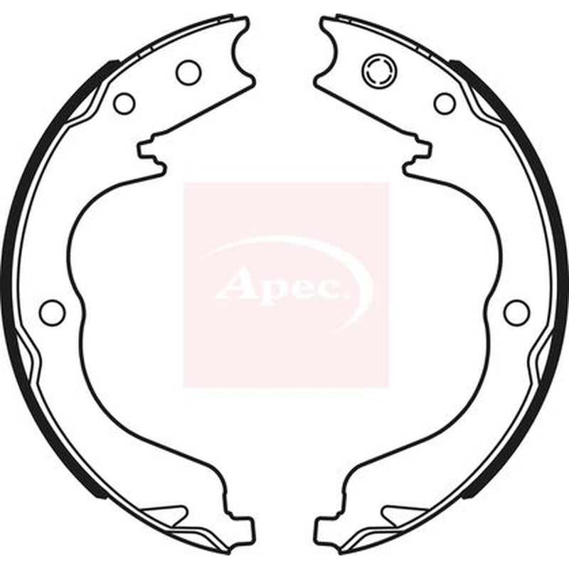 Apec Parking Brake Shoe Set SHU718