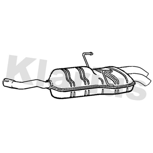 Klarius Box With Tail Pipe Rear RR331H