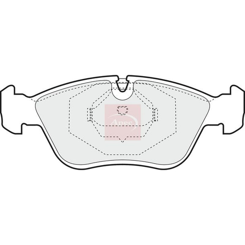 Apec Front Brake Pad Set PAD813