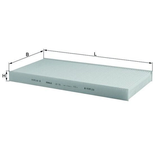 Mahle Cabin Air Filter (Pollen Filter) LA 78