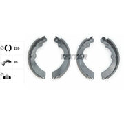Textar Brake Shoe Set Axle Kit 91042800