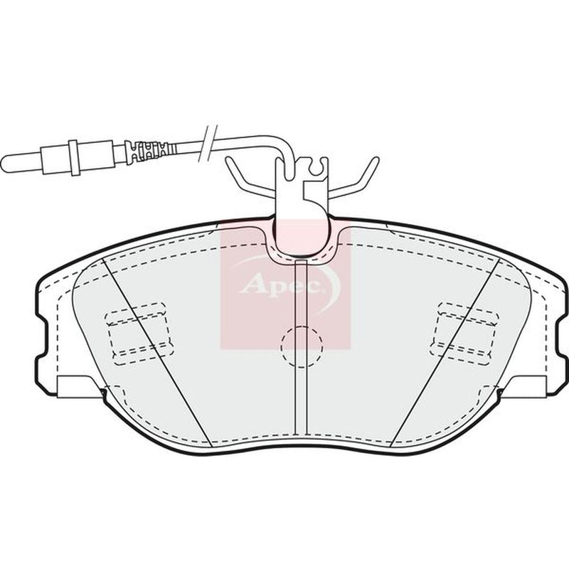 Apec Front Brake Pad Set PAD898
