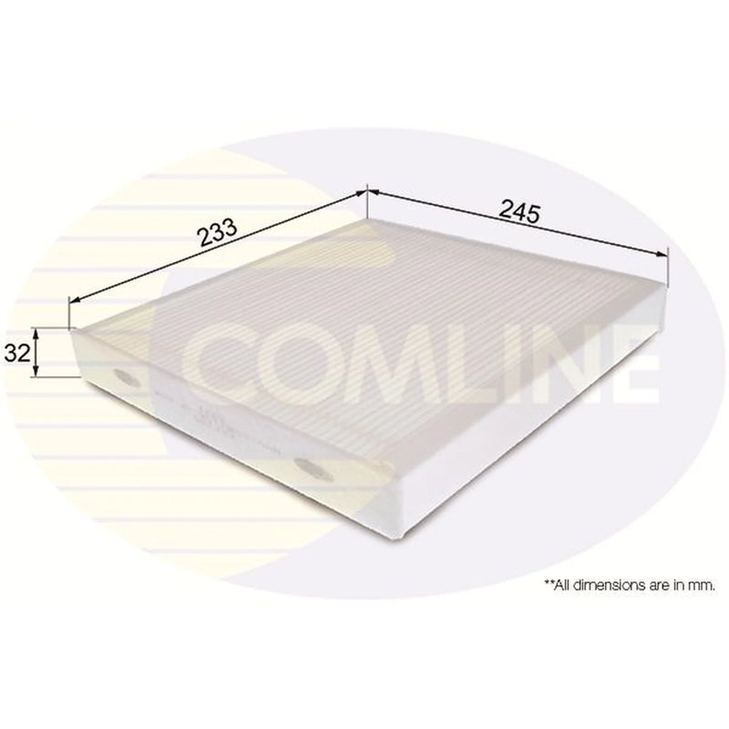 Comline Cabin Air Filter (Pollen Filter) EKF289