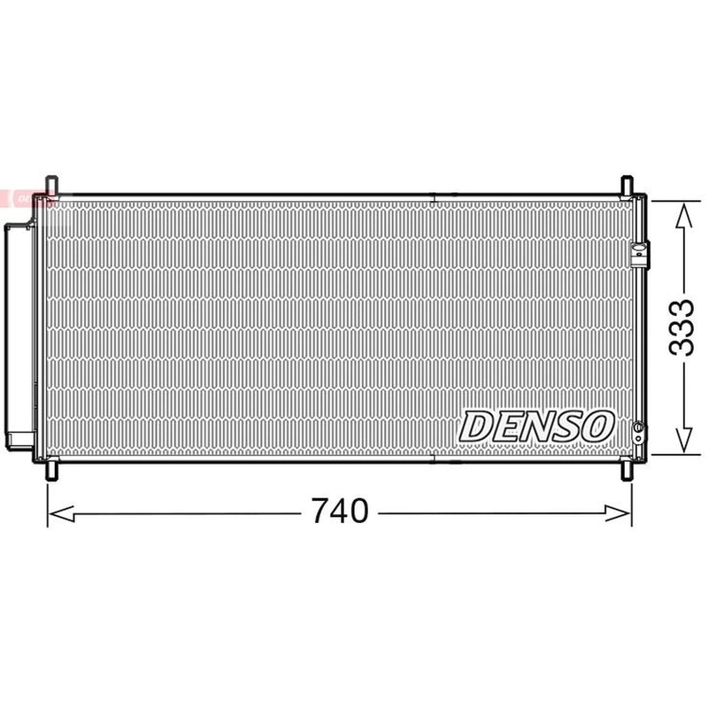 Denso Air Conditioning Condenser DCN40030
