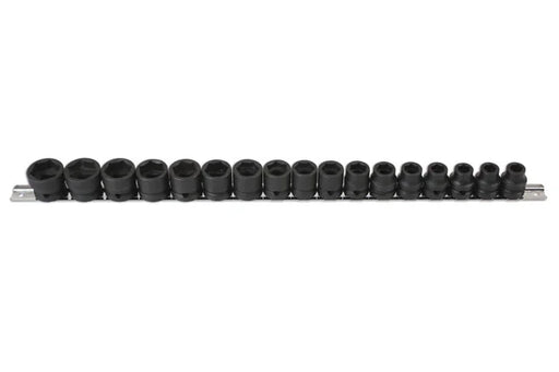 Laser Tools Low Profile Impact Socket Set 1/2"D 17pc - PL