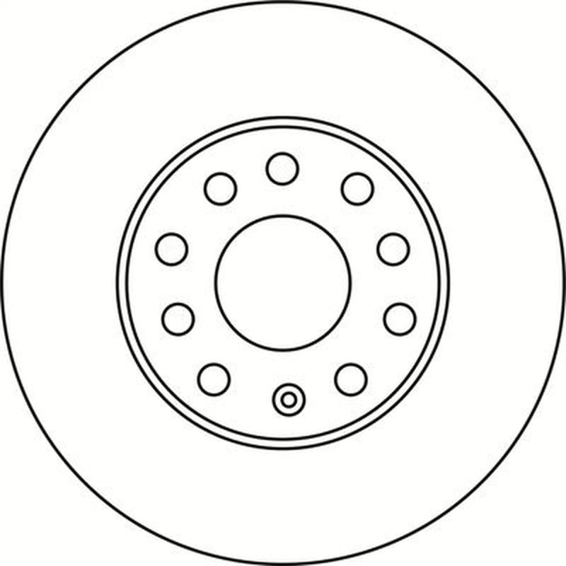 Abtex 2 x Vented Front Brake Discs BD1948V