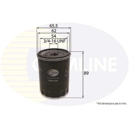 Comline Engine Oil Filter CNS11216