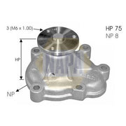 NAPA Engine Cooling Water Pump NWP1542
