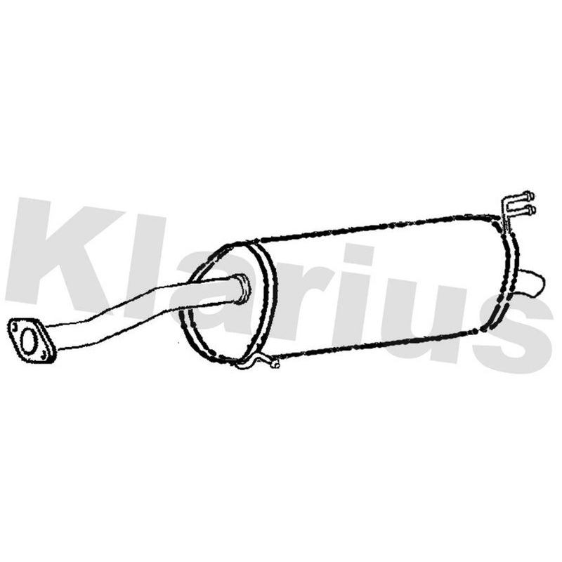 Klarius Box With Tail Pipe Rear KA97Q