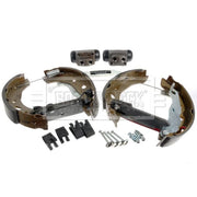 Borg & Beck Brake Shoe Set Axle Kit BBS1044K
