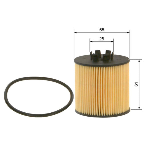 Genuine Bosch Car Oil Filter P9301 Fits Vw Polo - 1.4 - 09-14 1457429301 Bosch  - Town Parts