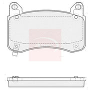 Apec Front Brake Pad Set PAD2496
