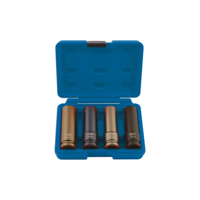 Laser Tools Wheel Nut Socket Set 4pc - PL