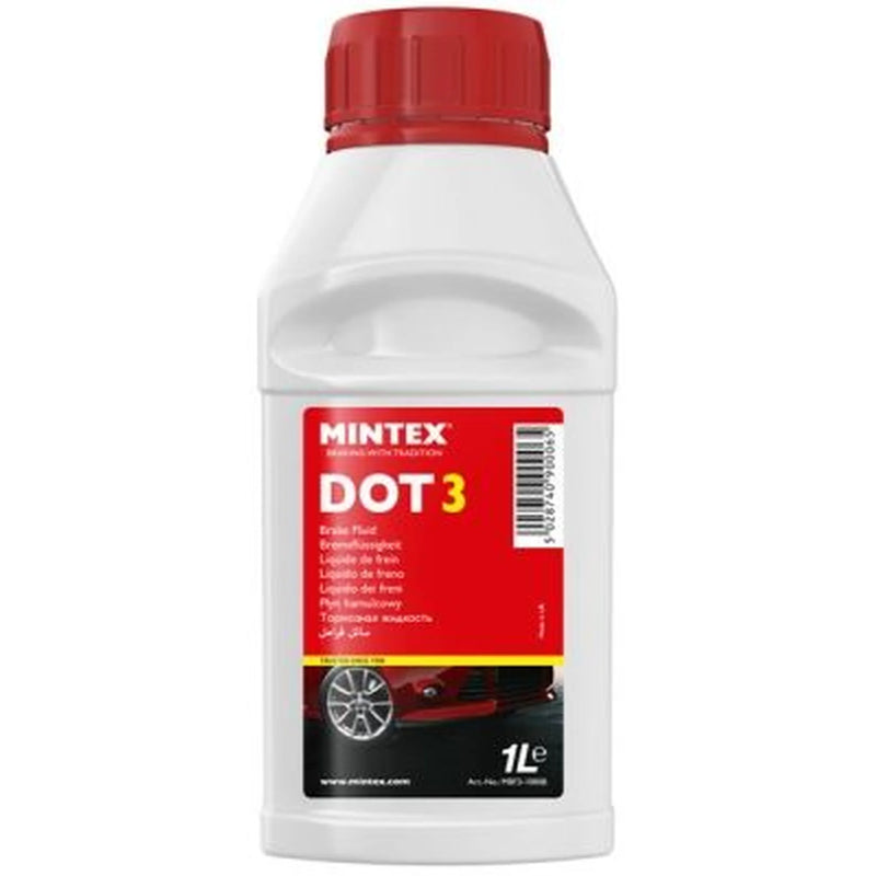 Mintex 10 x Brake Fluid DOT 3 1l MBF3-1000B