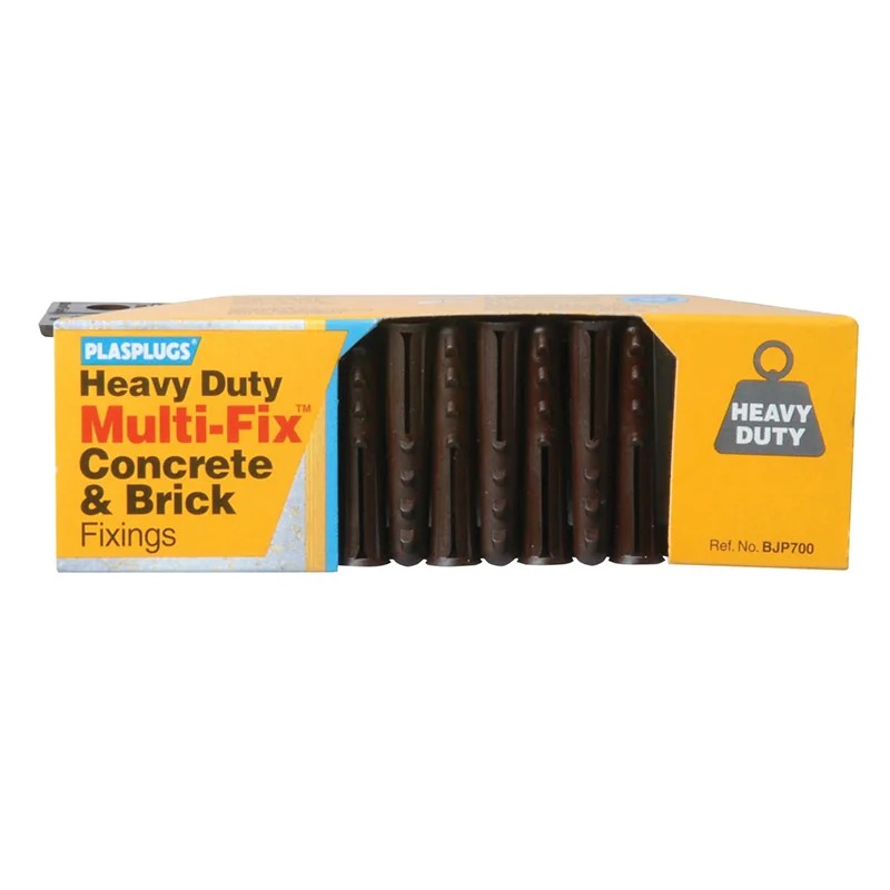 Plasplugs BJP735 Heavy-Duty Fixings (60) - BJP735